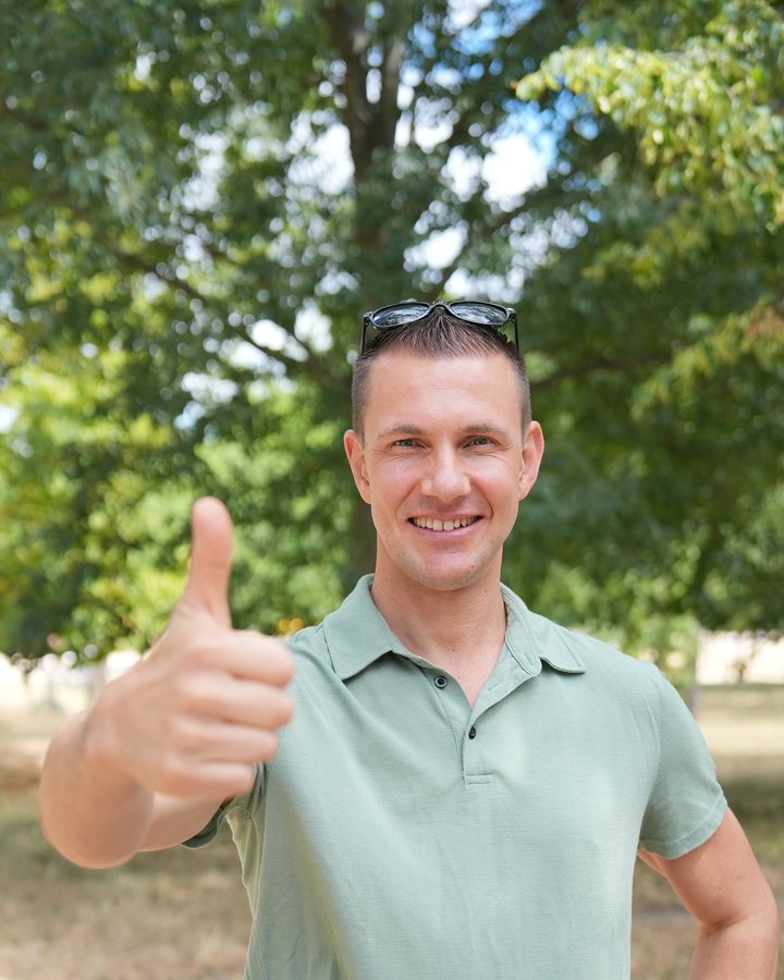 Matthias Neumann im Freien